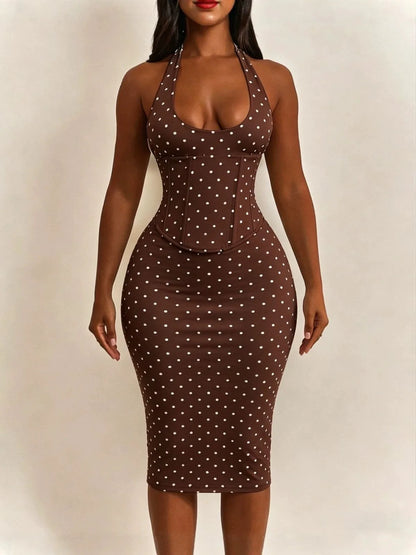 Polka Dot Corset Dress