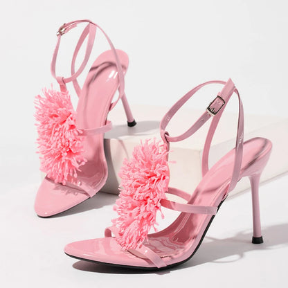 Coral High Heels