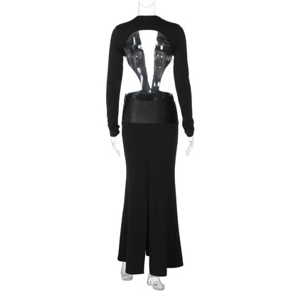 Pria V-Neck Maxi Dress