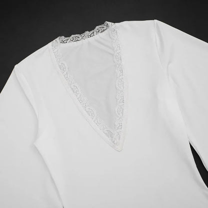 Flare Bell Sleeve Mini Dress