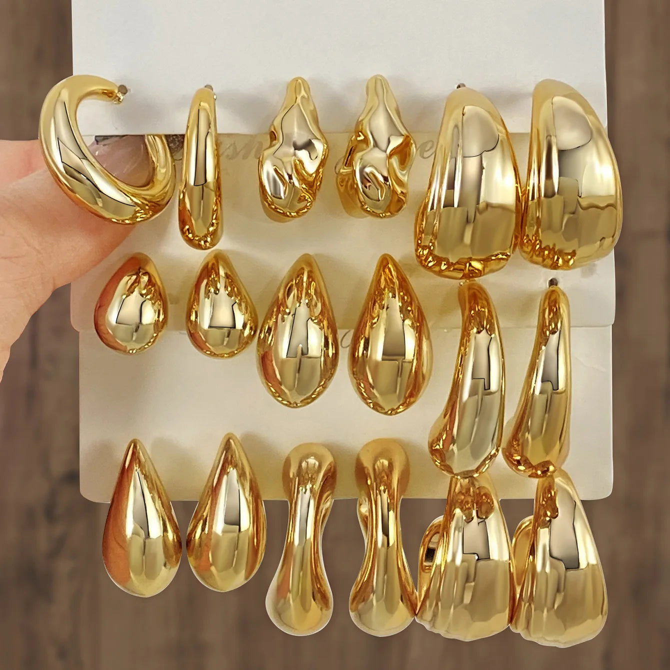 12Pcs Vintage Earrings Set