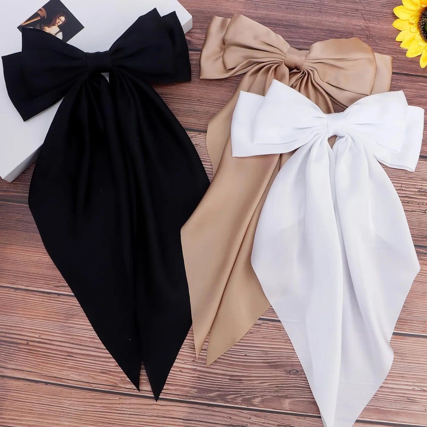 Satin Bowknot Hairpins