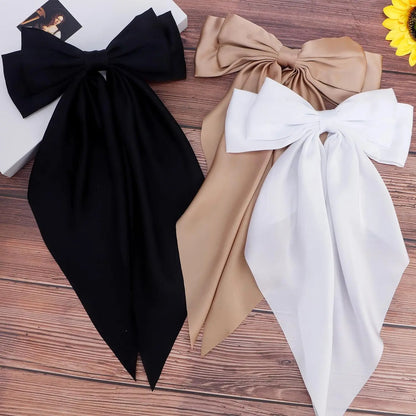 Satin Bowknot Hairpins