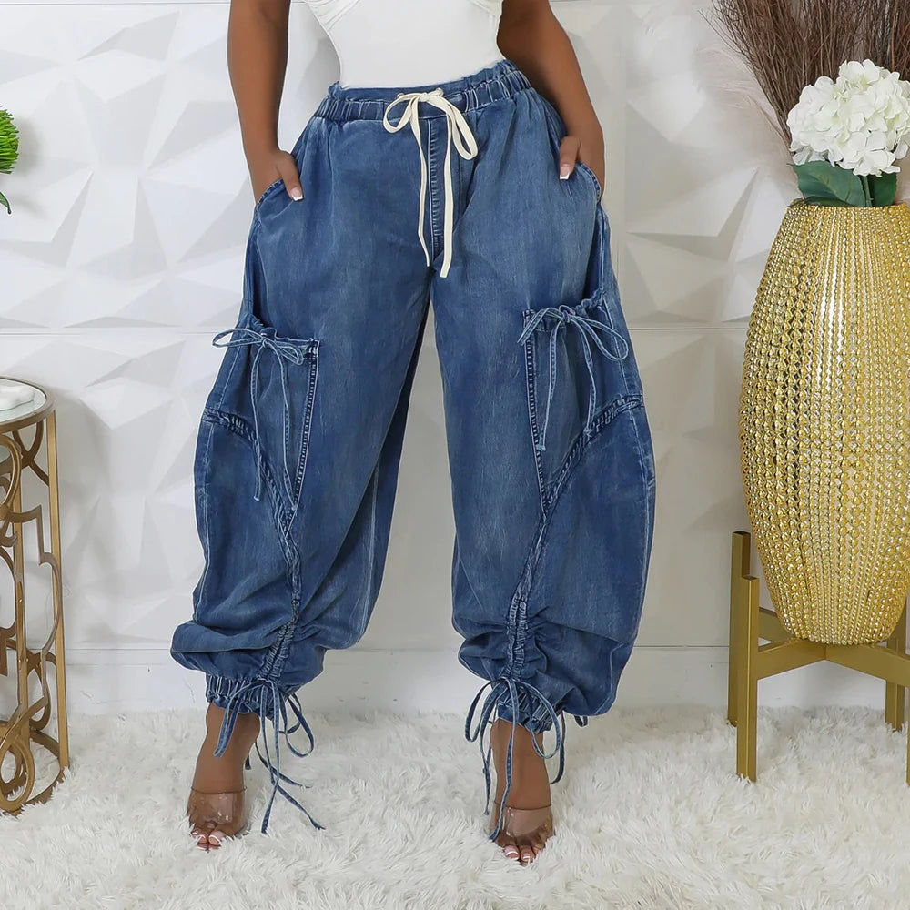 Vintage High Waist Loose Jeans