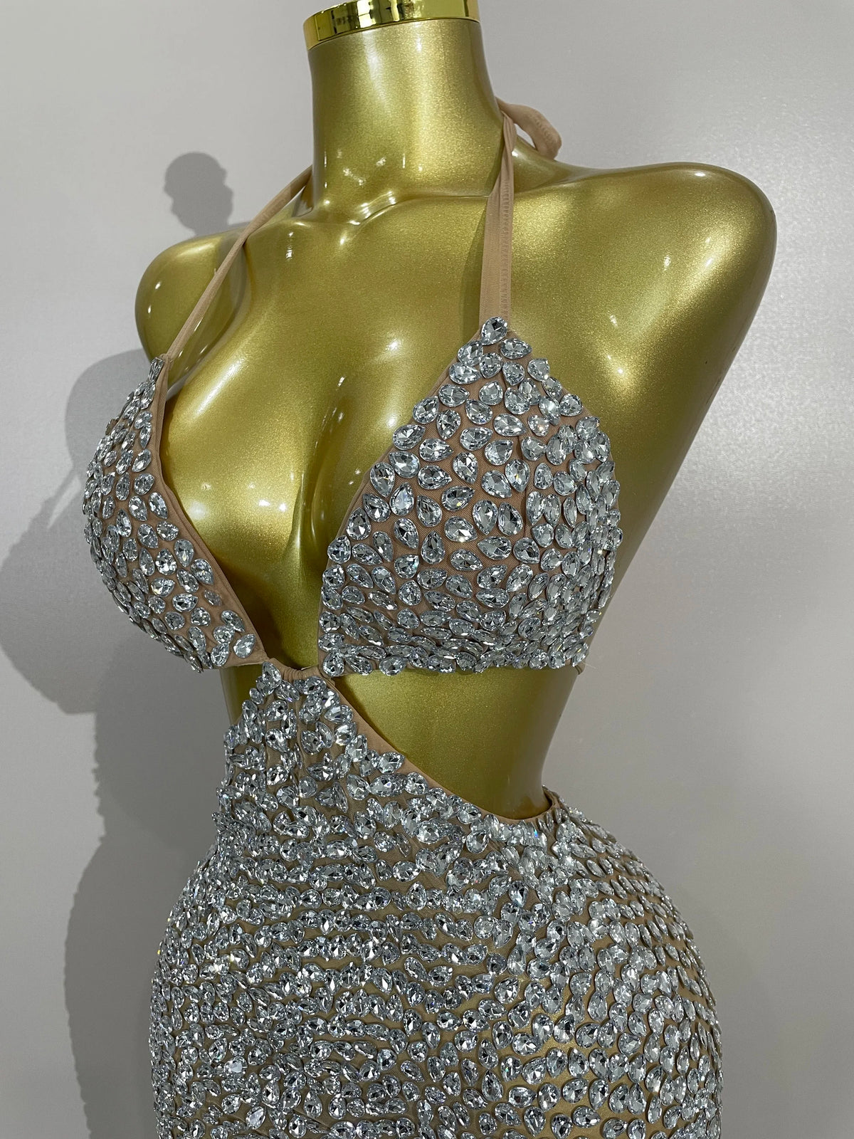 She Sparkle Mesh Mini Dress