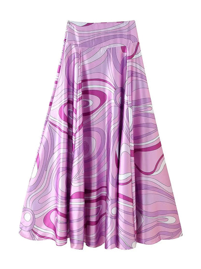 Vintage Maxi Skirt Set
