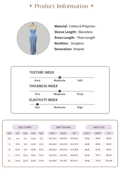 Grande Dame Ruched Maxi Dress