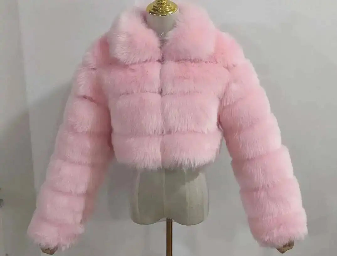 Lapel Fur Coat
