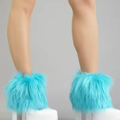 Fur Fuzzy Leg Warmer