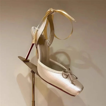 Butterfly-Knot High Heels