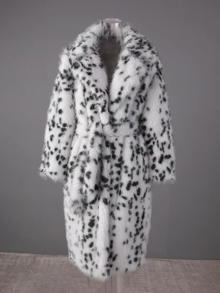 Opulent Fur Plush Coat