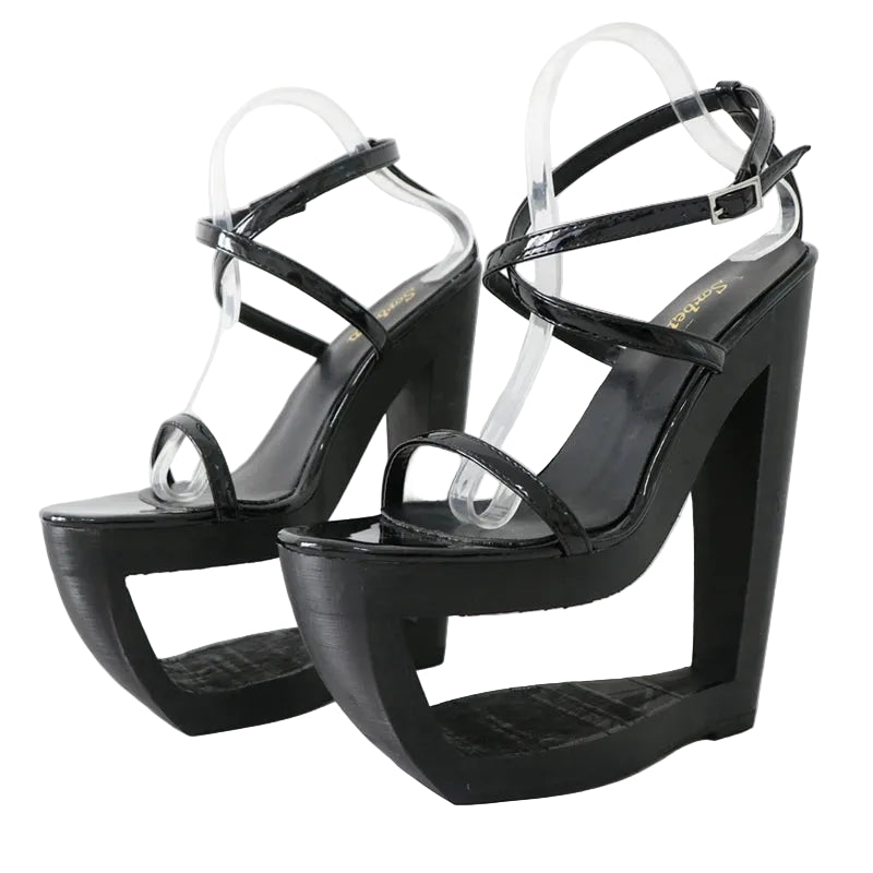 Stunt Queen Wedge High Heels