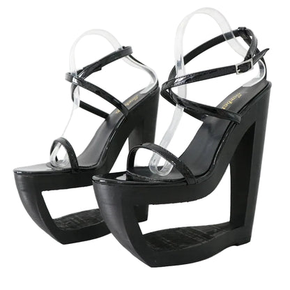 Stunt Queen Wedge High Heels