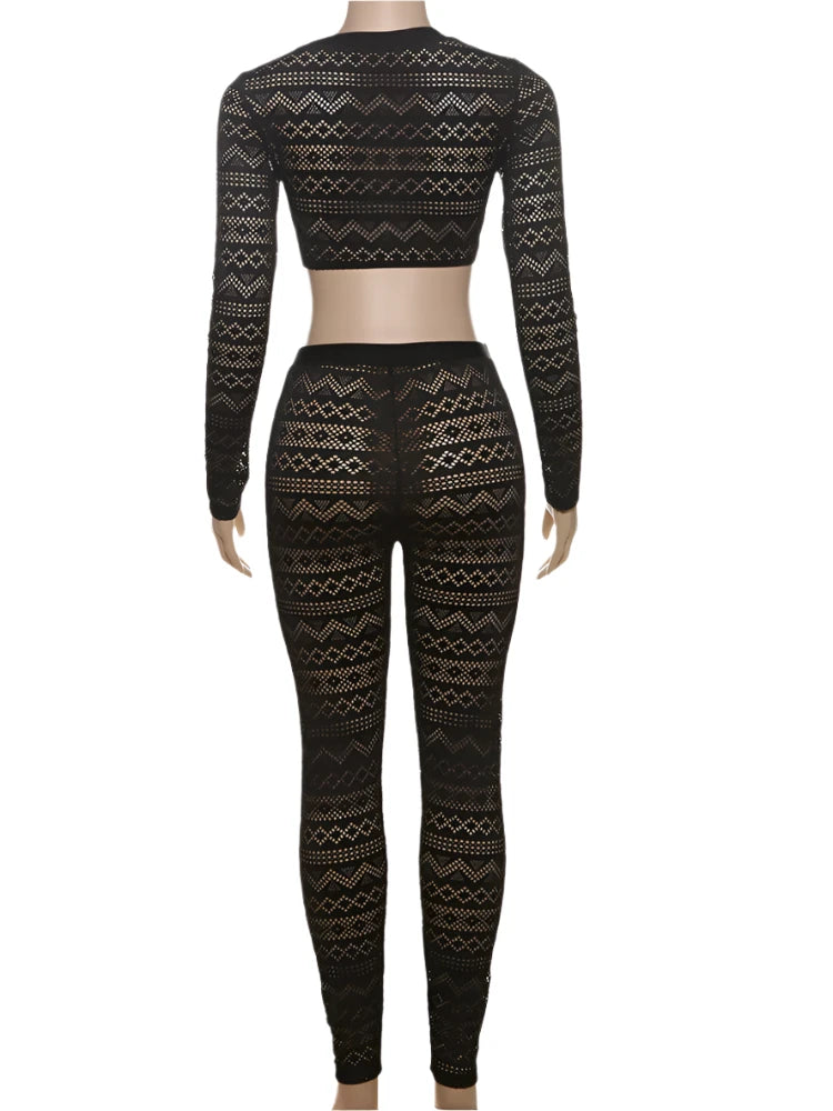 Caroline Mesh Leggings Set