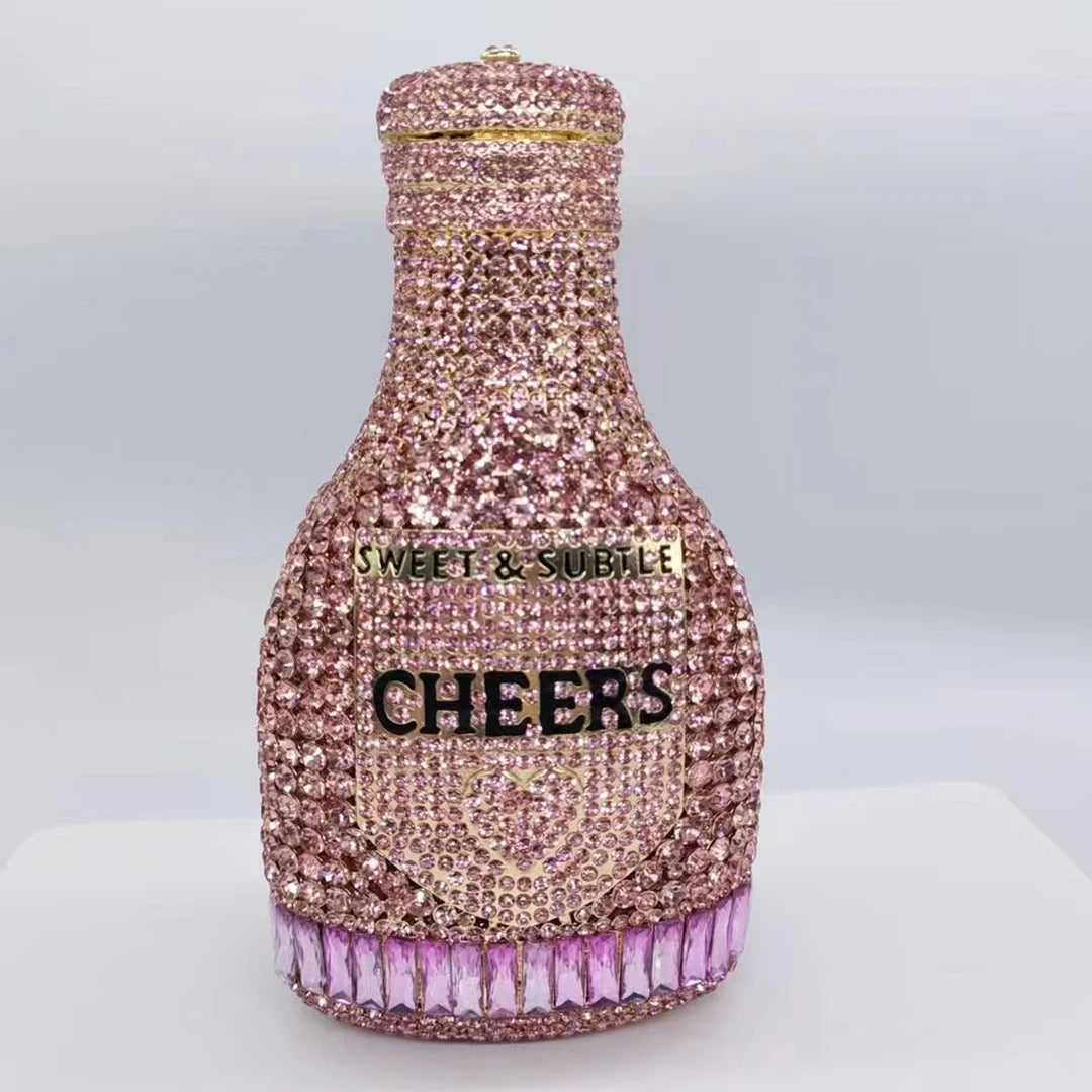 Cheers Crystal Clutch Purse