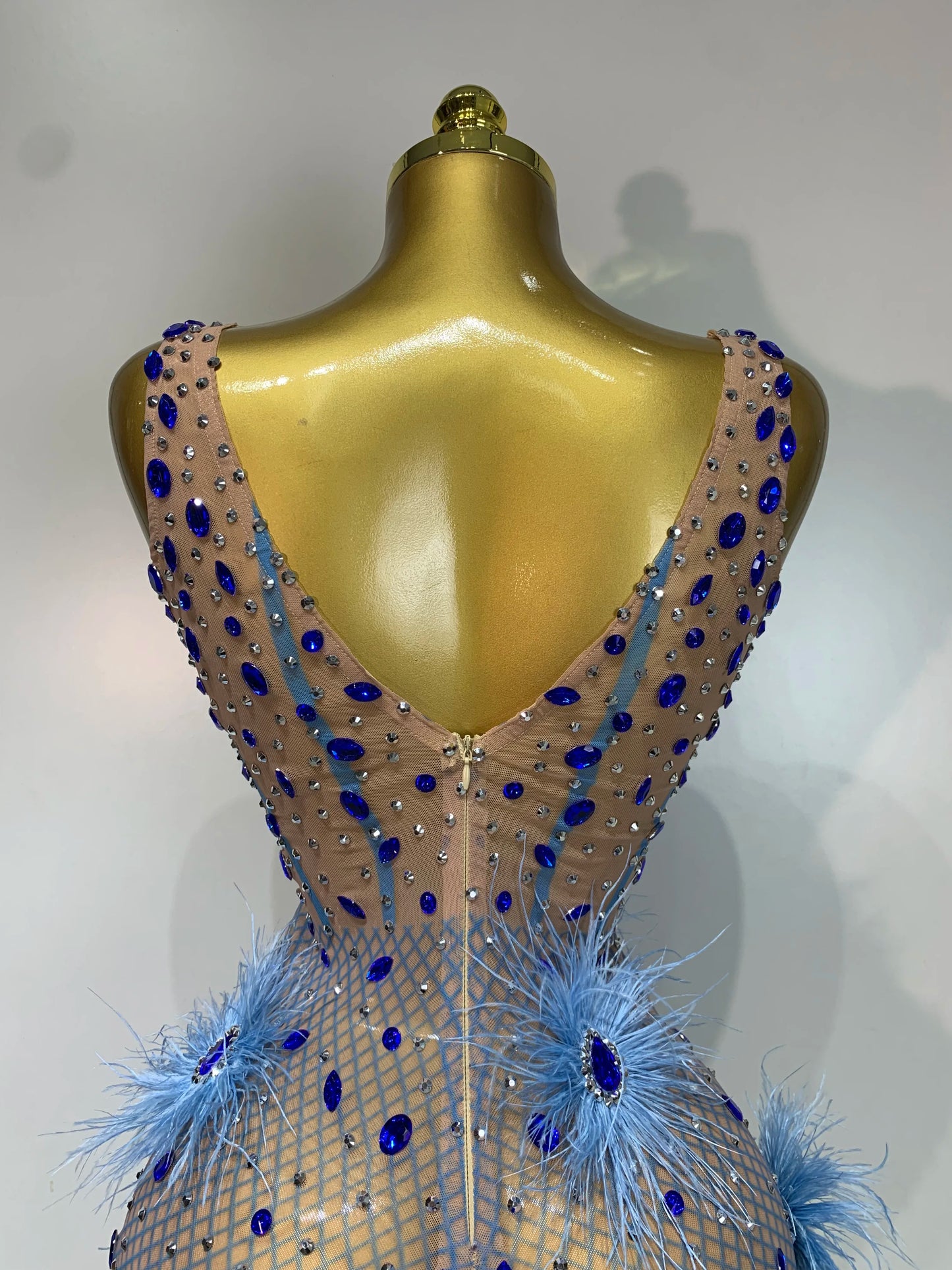 Diane Feather Mini Dress