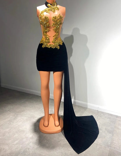 Bianca Velvet Mini Dress