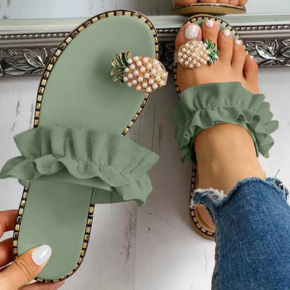 Pineapple Pearl Bohemian Sandals