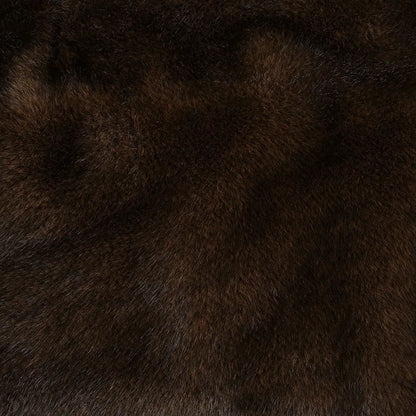Furry Pleated Mini Skirt