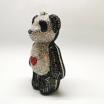 Mini Bear Diamond Clutch Bag