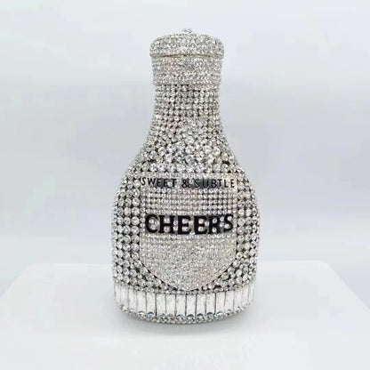 Cheers Crystal Clutch Purse