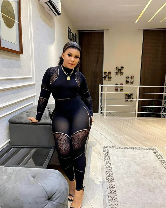 Carolyn Mesh Jumpsuit