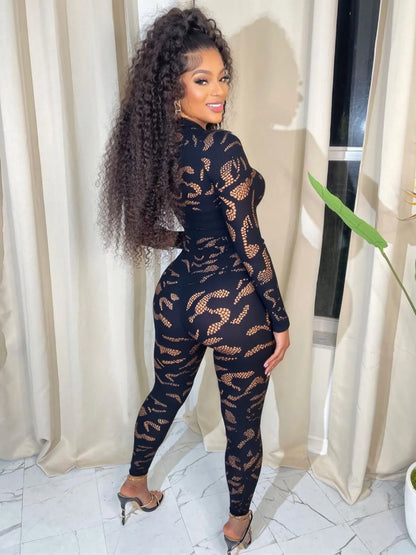 Ayda Mesh Jumpsuit