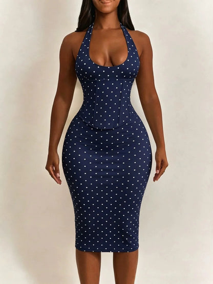 Polka Dot Corset Dress