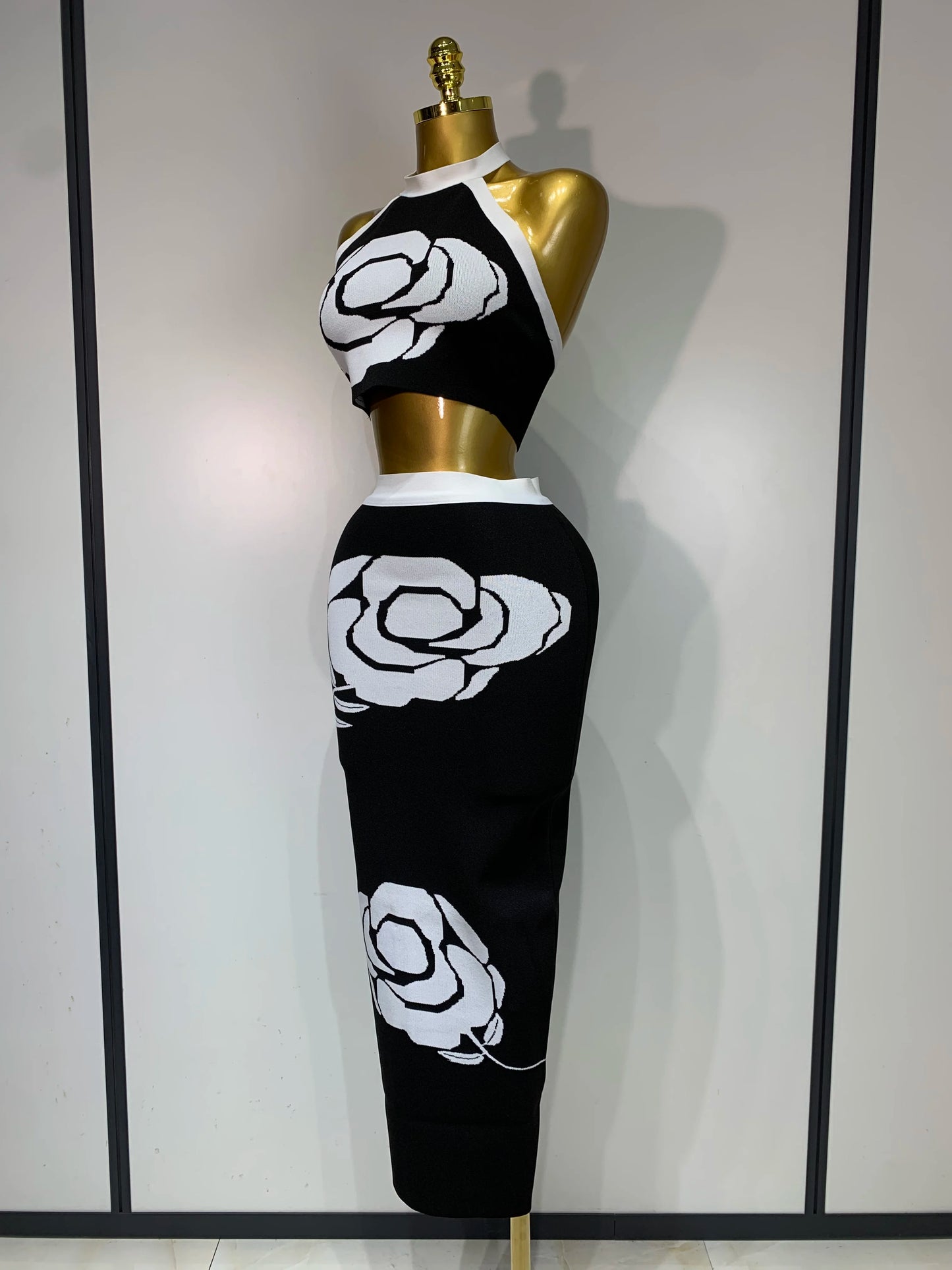 Tanesha Bandage Skirt Set