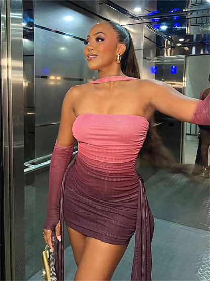 Daisy Ruched Bodycon Dress