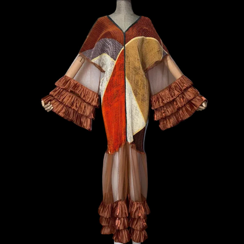 Ona Kaftan Pleated Dress