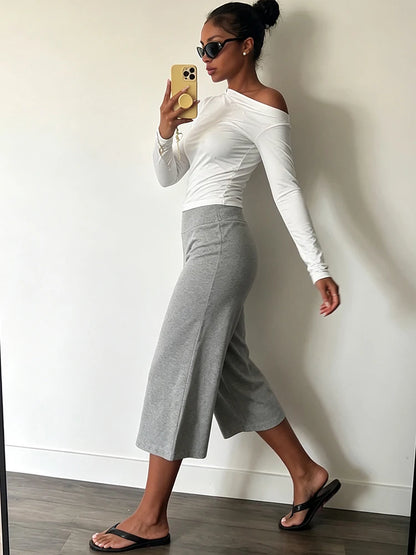 Anita Crop Pants Set