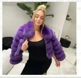 Lapel Fur Coat