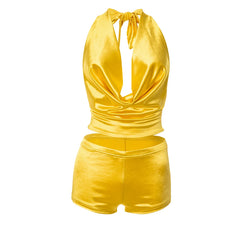Sadie Satin Short Set