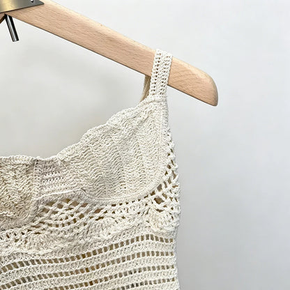 Dolores Knitted Fringe Maxi Dress