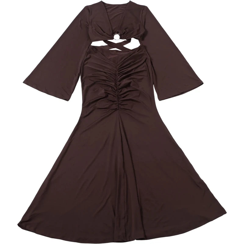 Puff Sleeve Ruched Skirt Set