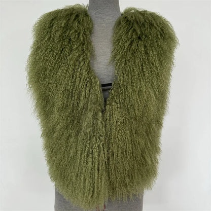 Fur Top Vest