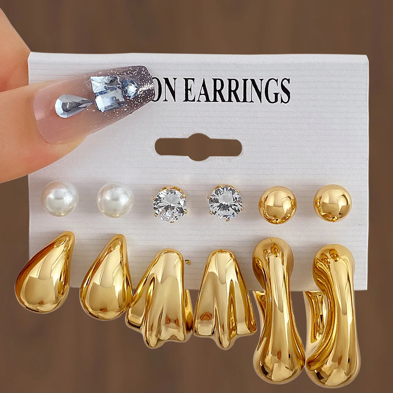 12Pcs Vintage Earrings Set