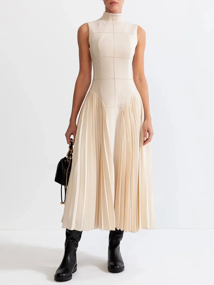 Lauren Pleated Maxi Dress