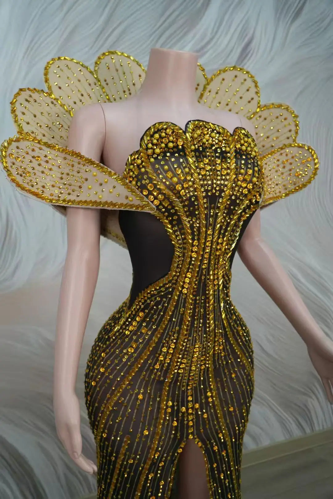 Empress Rhinestone Maxi Dress