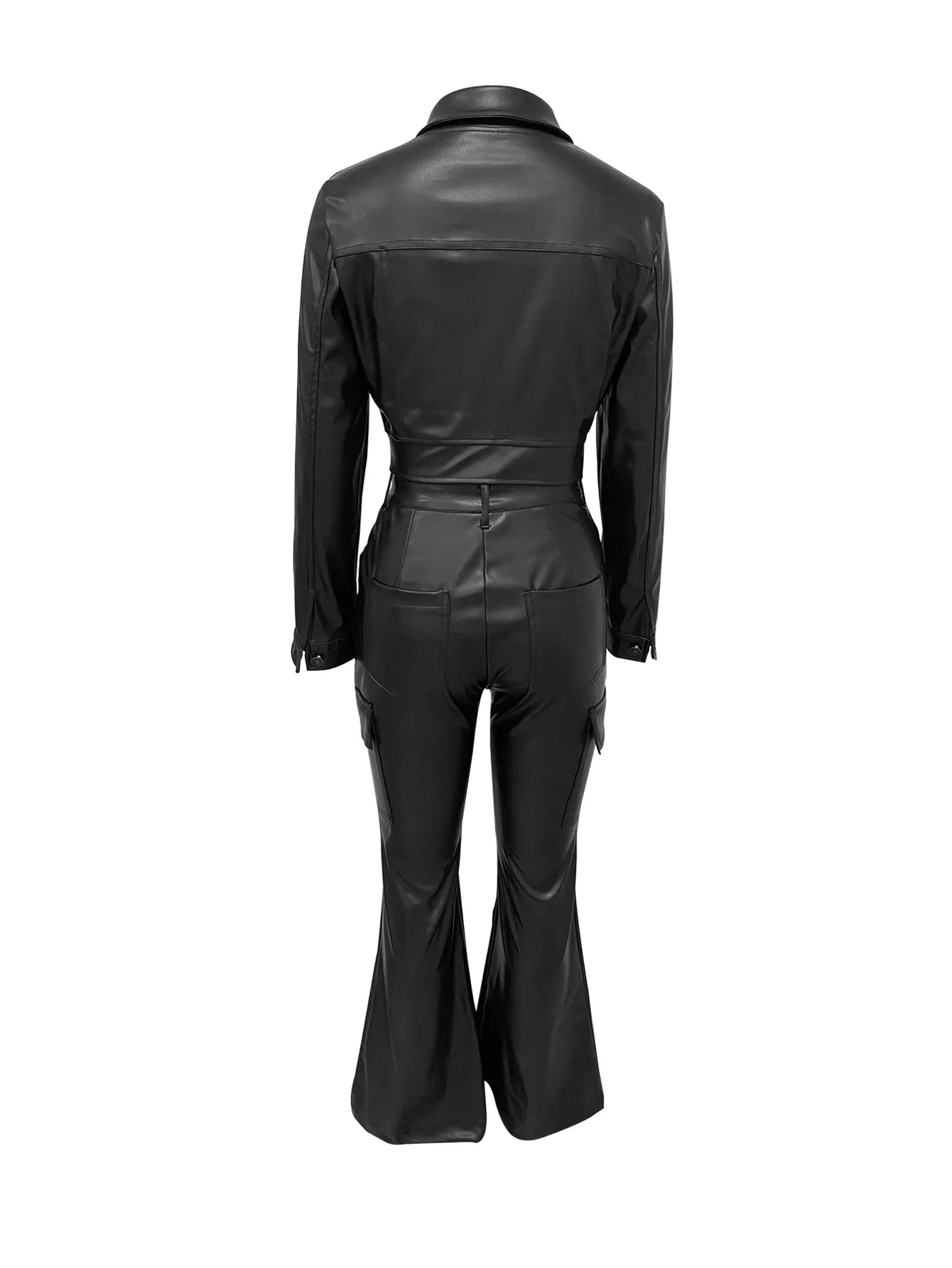 Lia Leather Pants Set