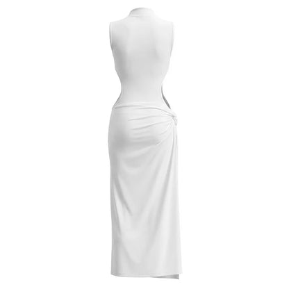Robin Cutout Ruched Maxi Dress