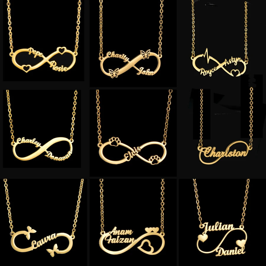 Infinity Personalized Name Necklace