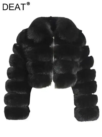 Lapel Fur Coat