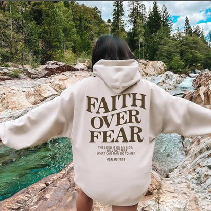 Faith Over Fear Hoodie Shirt (Unisex)