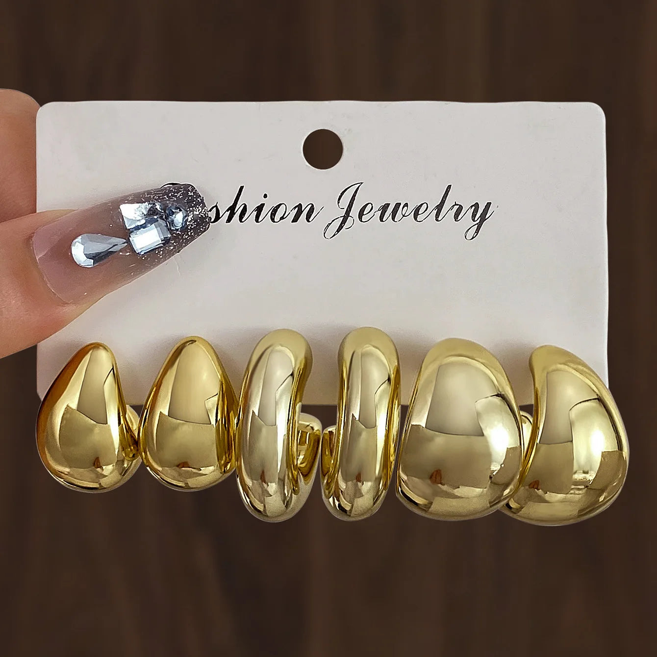 Chunky  Vintage Drop Earring