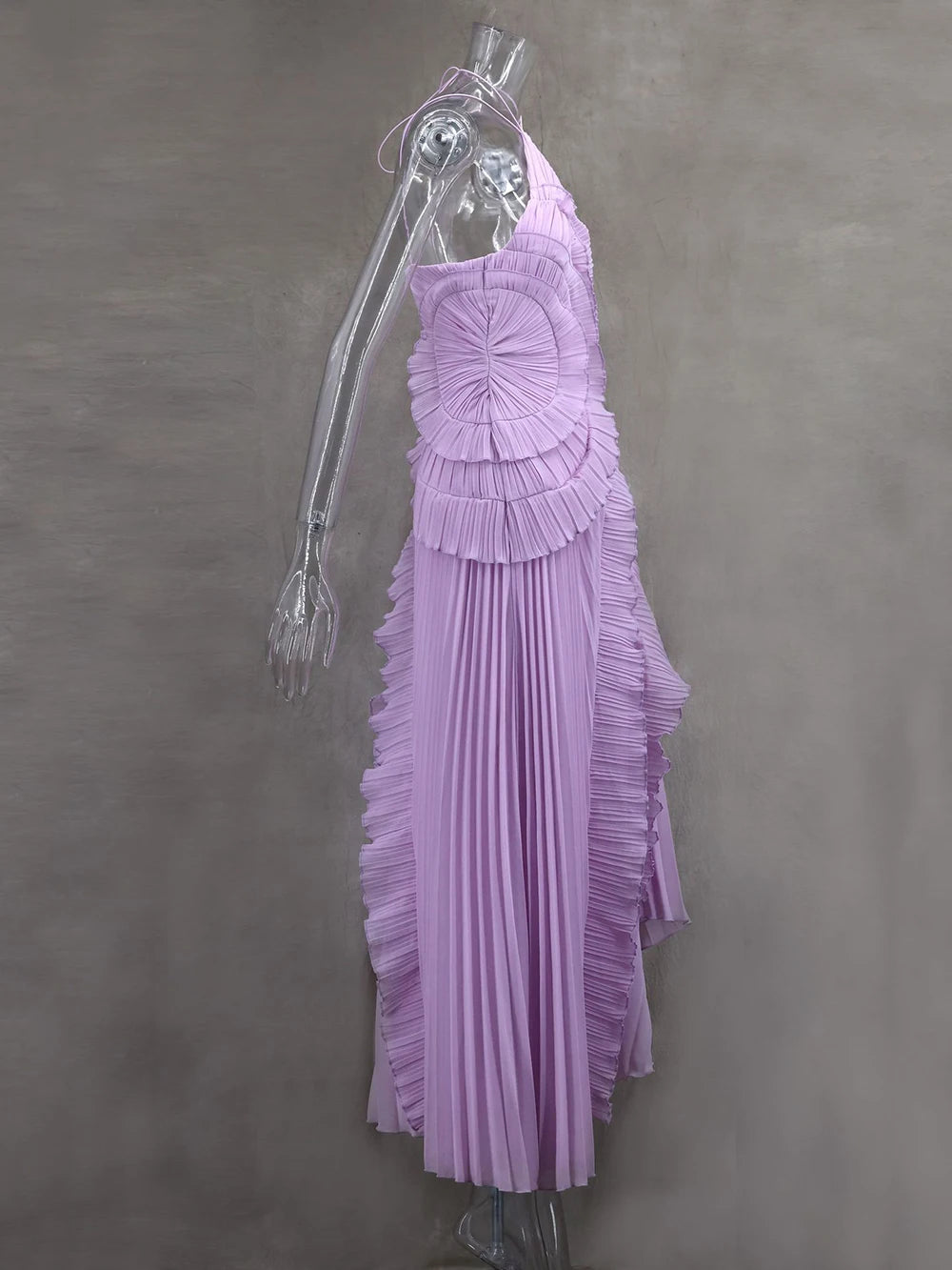 Kelsi Chiffon Ruffle Maxi Dress