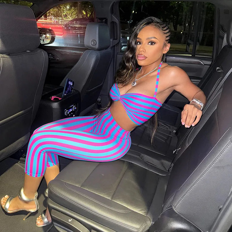 Wanda Striped Set
