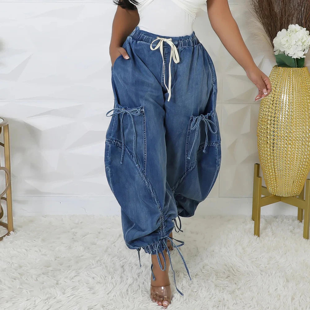 Vintage High Waist Loose Jeans