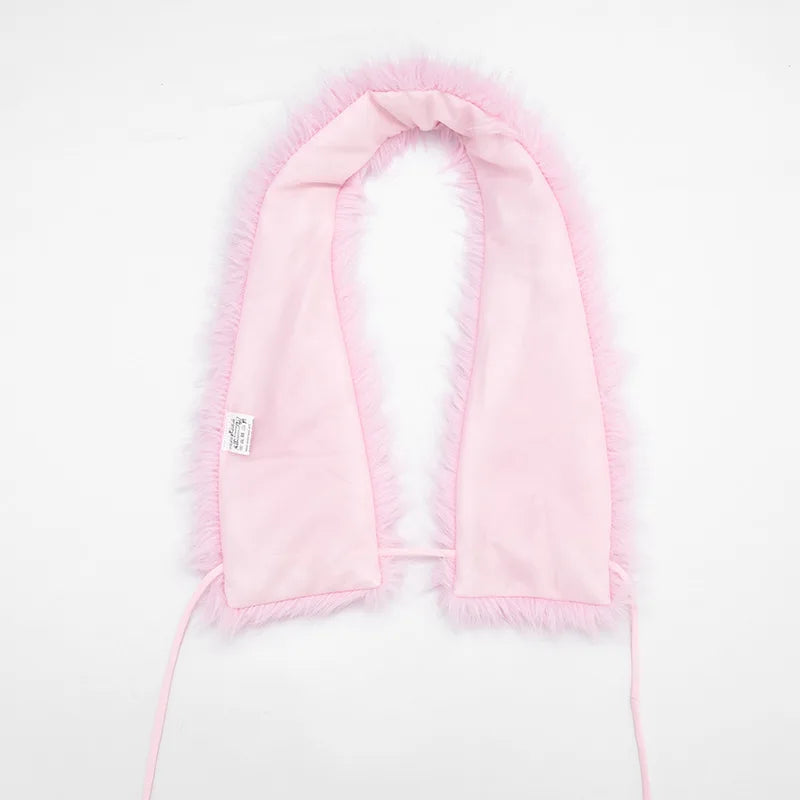 Fluffy Fur est Top Pants Set